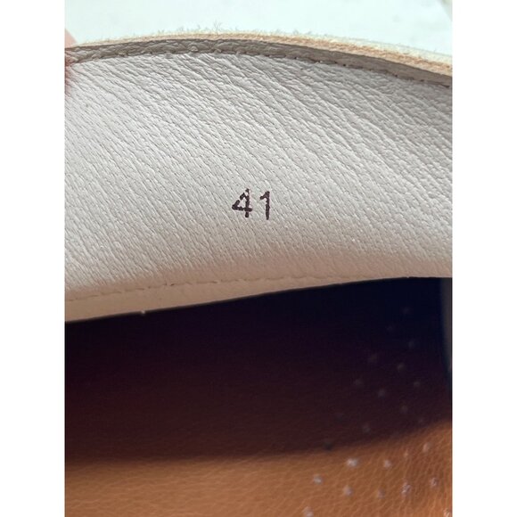 G.H. Bass Mens White Leather Penny Loafers With Gum Sole Size 8 - Picture 9 of 13